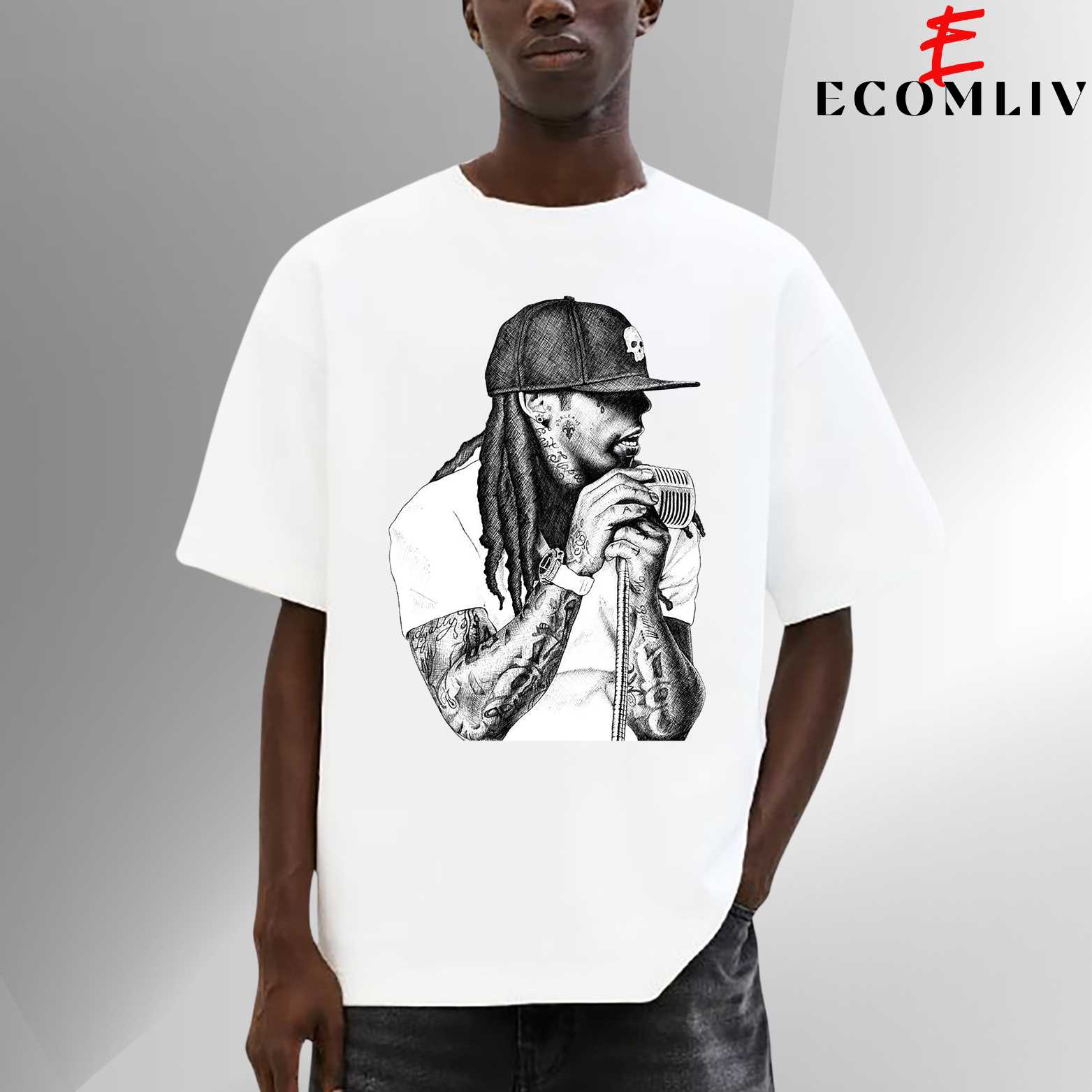 Retro Wayne T-Shirt, Rap Vintage Tee, Y2k Merch